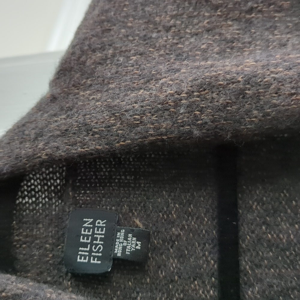 Eileen Fisher Wool Duster Sweater - Picture 6 of 11